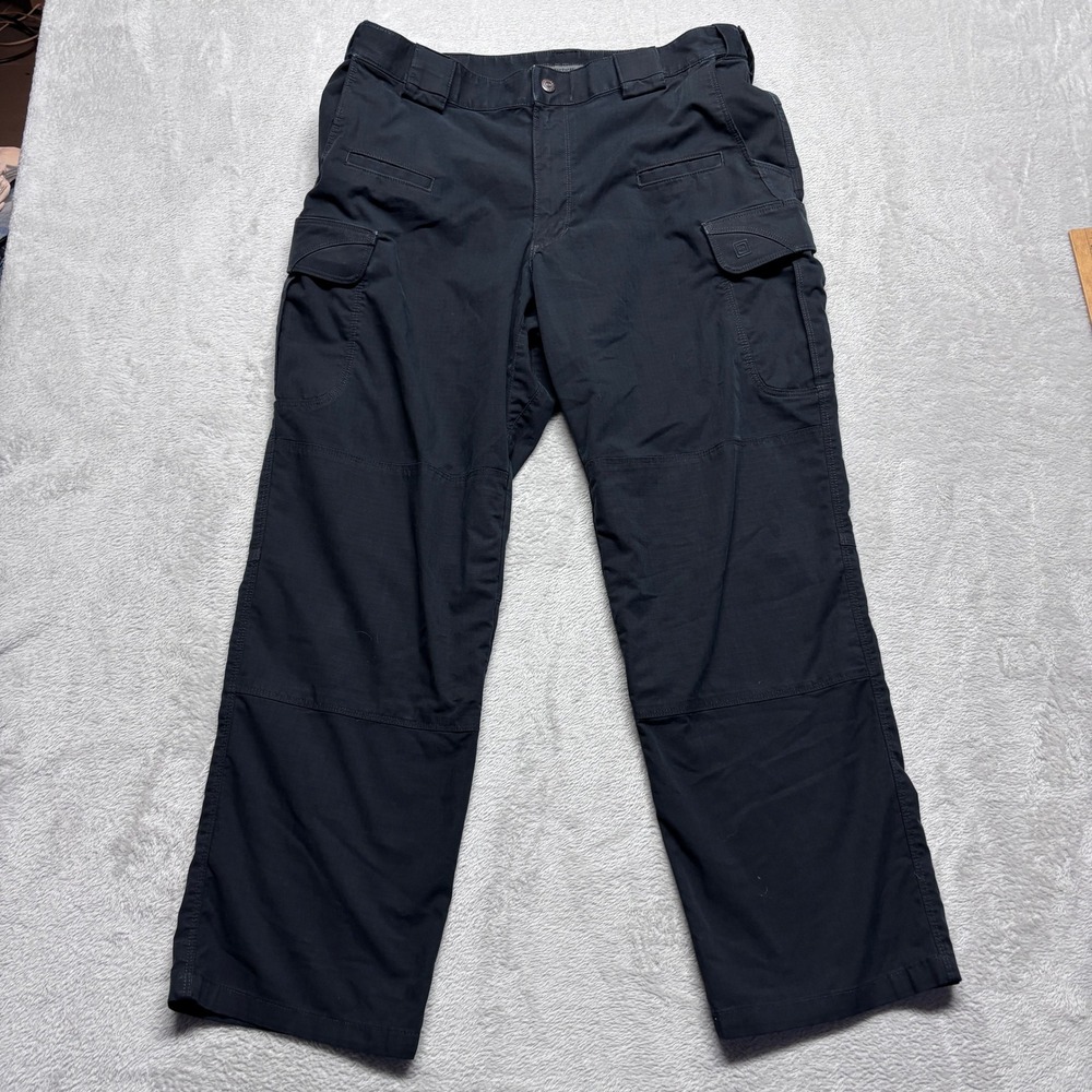 5.11 Tactical Mens Black Stryke Cargo Pants 36x30 Ripstop Work Outdoor